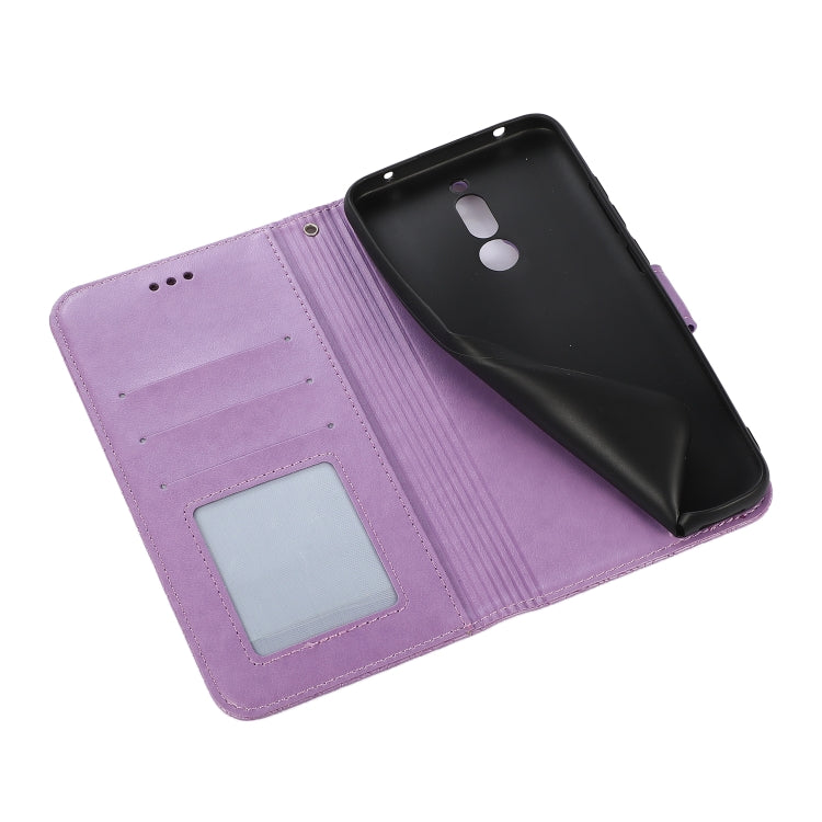 For Xiaomi Redmi 8 Skin Feel Embossed Sunflower Horizontal Flip Leather Case with Holder & Card Slots & Wallet & Lanyard