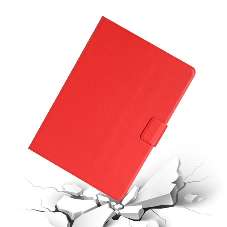 For Amazon Fire HD 10 (2021) Pure Color Horizontal Flip Leather Case with Card Slots & Holder & Sleep / Wake-up Function