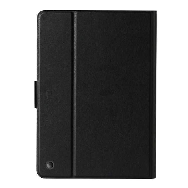 For Amazon Fire HD 10 (2021) Pure Color Horizontal Flip Leather Case with Card Slots & Holder & Sleep / Wake-up Function