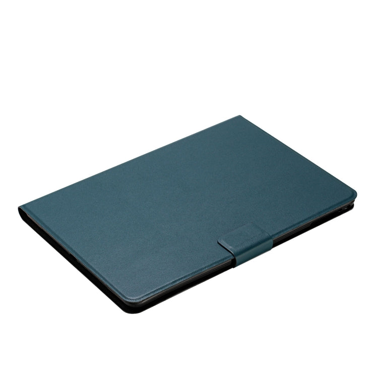 For Amazon Fire HD 10 (2021) Pure Color Horizontal Flip Leather Case with Card Slots & Holder & Sleep / Wake-up Function