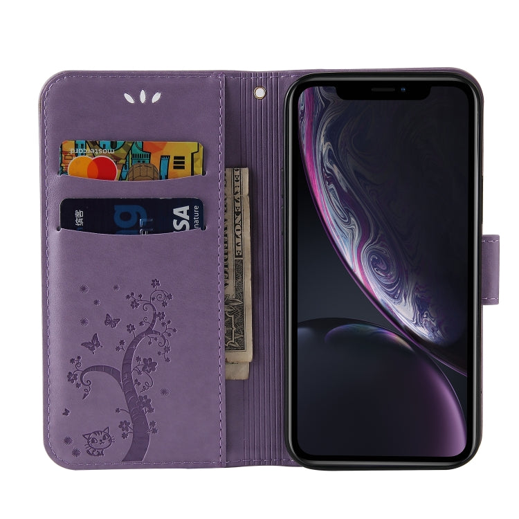 For Samsung Galaxy A01 Core Embossed Lucky Tree Horizontal Flip Leather Case with Holder & Card Slot & Wallet & Lanyard
