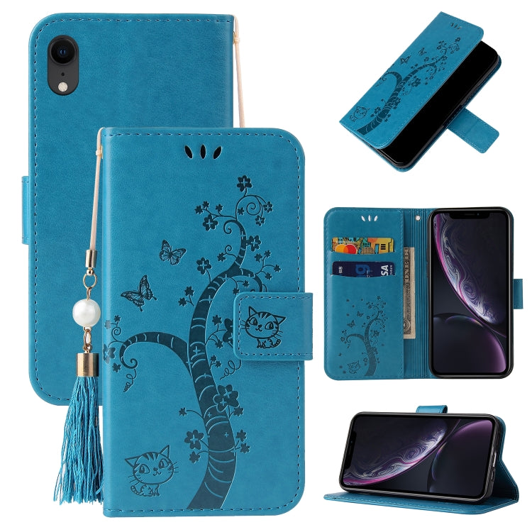 For Samsung Galaxy A01 Core Embossed Lucky Tree Horizontal Flip Leather Case with Holder & Card Slot & Wallet & Lanyard