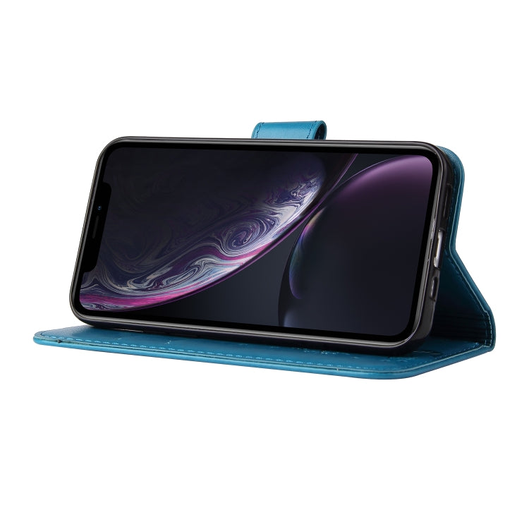 For Samsung Galaxy A01 Core Embossed Lucky Tree Horizontal Flip Leather Case with Holder & Card Slot & Wallet & Lanyard