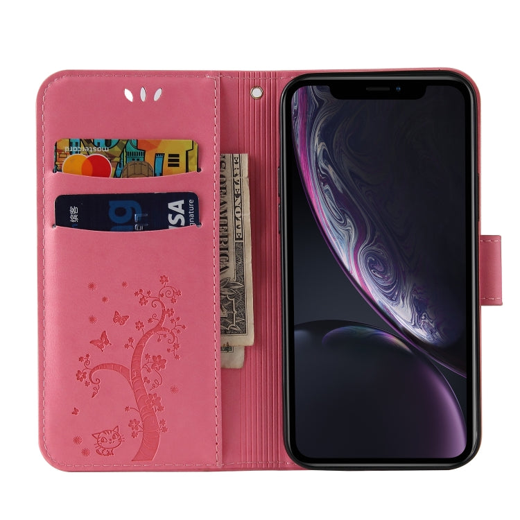For Samsung Galaxy A01 Core Embossed Lucky Tree Horizontal Flip Leather Case with Holder & Card Slot & Wallet & Lanyard
