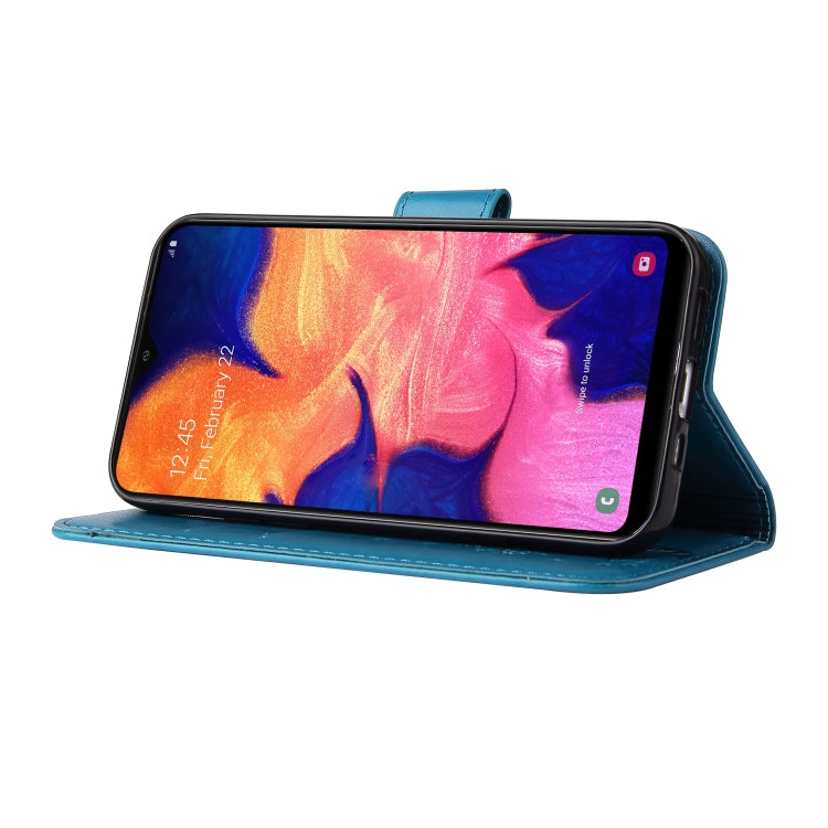 For Samsung Galaxy A10 / M10 Embossed Lucky Tree Horizontal Flip Leather Case with Holder & Card Slot & Wallet & Lanyard