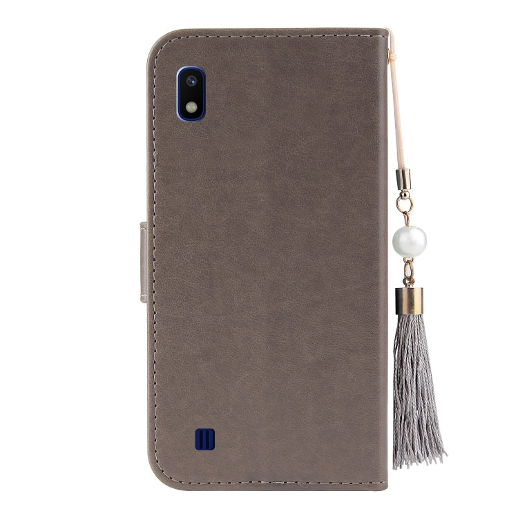 For Samsung Galaxy A10 / M10 Embossed Lucky Tree Horizontal Flip Leather Case with Holder & Card Slot & Wallet & Lanyard