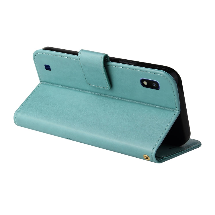 For Samsung Galaxy A10 / M10 Embossed Lucky Tree Horizontal Flip Leather Case with Holder & Card Slot & Wallet & Lanyard