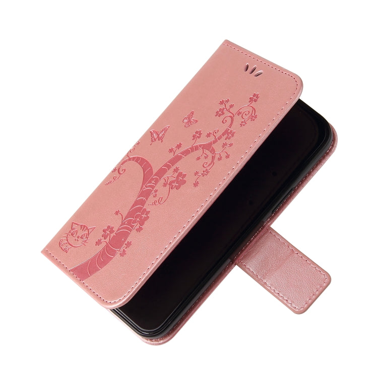 For Samsung Galaxy A11 Embossed Lucky Tree Horizontal Flip Leather Case with Holder & Card Slot & Wallet & Lanyard