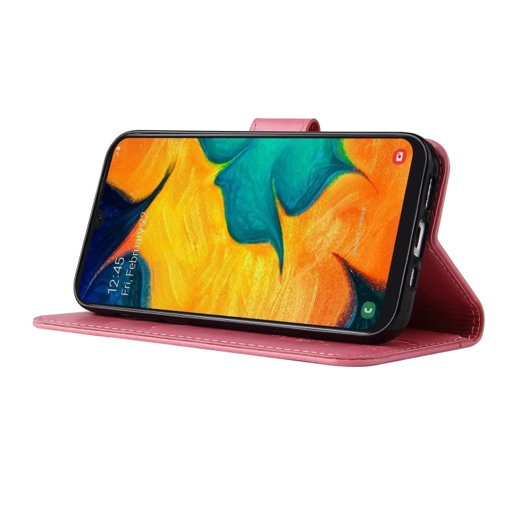 For Samsung Galaxy A20 / A30 Embossed Lucky Tree Horizontal Flip Leather Case with Holder & Card Slot & Wallet & Lanyard