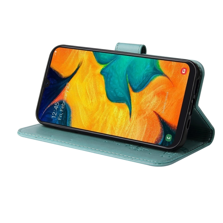 For Samsung Galaxy A20 / A30 Embossed Lucky Tree Horizontal Flip Leather Case with Holder & Card Slot & Wallet & Lanyard
