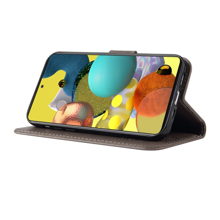 For Samsung Galaxy A41 Embossed Lucky Tree Horizontal Flip Leather Case with Holder & Card Slot & Wallet & Lanyard