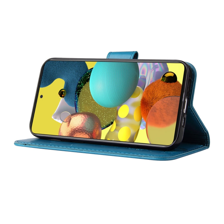 For Samsung Galaxy A51 4G Embossed Lucky Tree Horizontal Flip Leather Case with Holder & Card Slot & Wallet & Lanyard