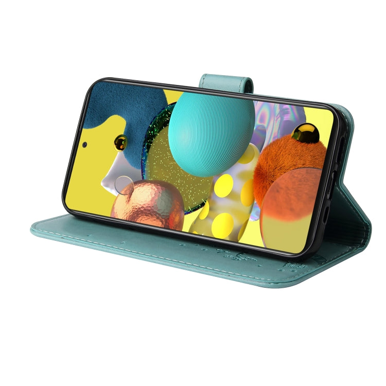 For Samsung Galaxy A51 4G Embossed Lucky Tree Horizontal Flip Leather Case with Holder & Card Slot & Wallet & Lanyard