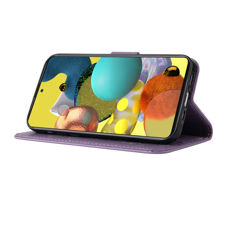 For Samsung Galaxy A51 5G Embossed Lucky Tree Horizontal Flip Leather Case with Holder & Card Slot & Wallet & Lanyard