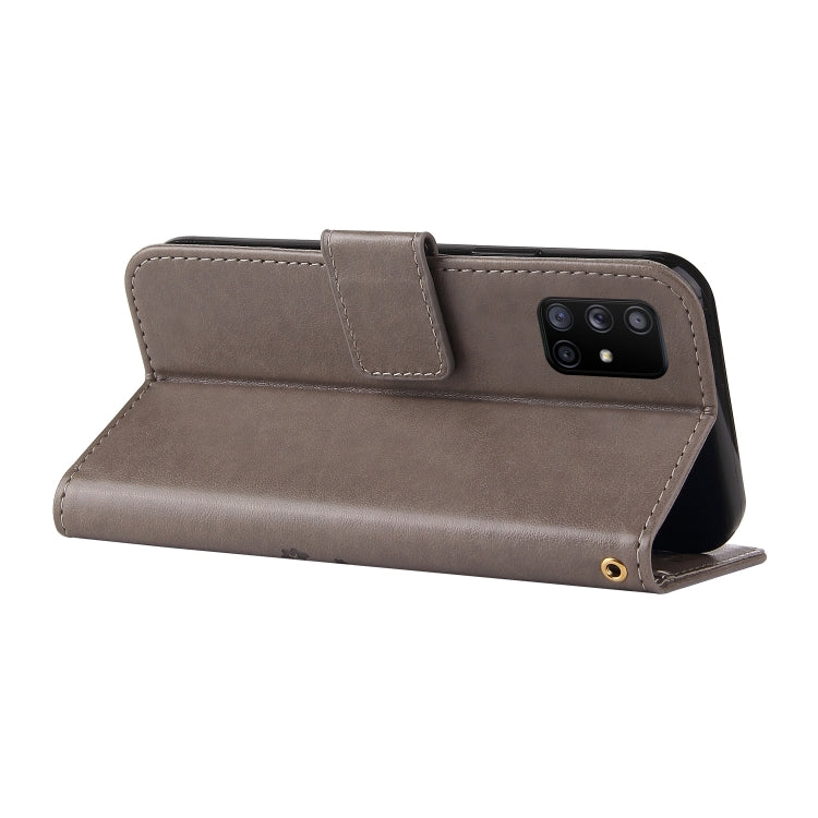 For Samsung Galaxy A71 4G Embossed Lucky Tree Horizontal Flip Leather Case with Holder & Card Slot & Wallet & Lanyard