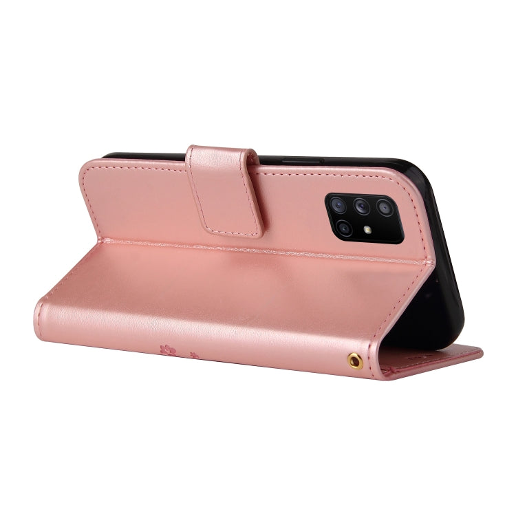For Samsung Galaxy A71 4G Embossed Lucky Tree Horizontal Flip Leather Case with Holder & Card Slot & Wallet & Lanyard