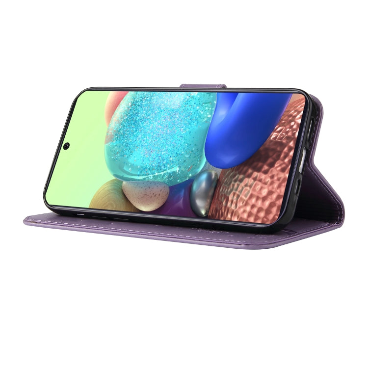 For Samsung Galaxy A71 5G Embossed Lucky Tree Horizontal Flip Leather Case with Holder & Card Slot & Wallet & Lanyard