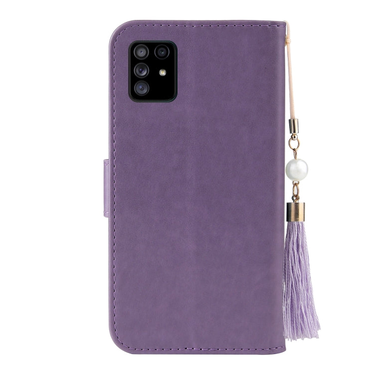 For Samsung Galaxy Note10 Lite / A81 Embossed Lucky Tree Horizontal Flip Leather Case with Holder & Card Slot & Wallet & Lanyard