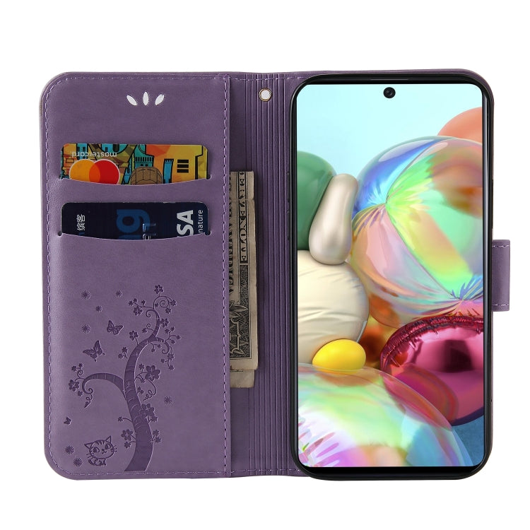 For Samsung Galaxy Note10 Lite / A81 Embossed Lucky Tree Horizontal Flip Leather Case with Holder & Card Slot & Wallet & Lanyard