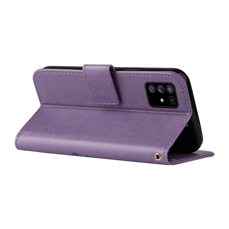 For Samsung Galaxy Note10 Lite / A81 Embossed Lucky Tree Horizontal Flip Leather Case with Holder & Card Slot & Wallet & Lanyard