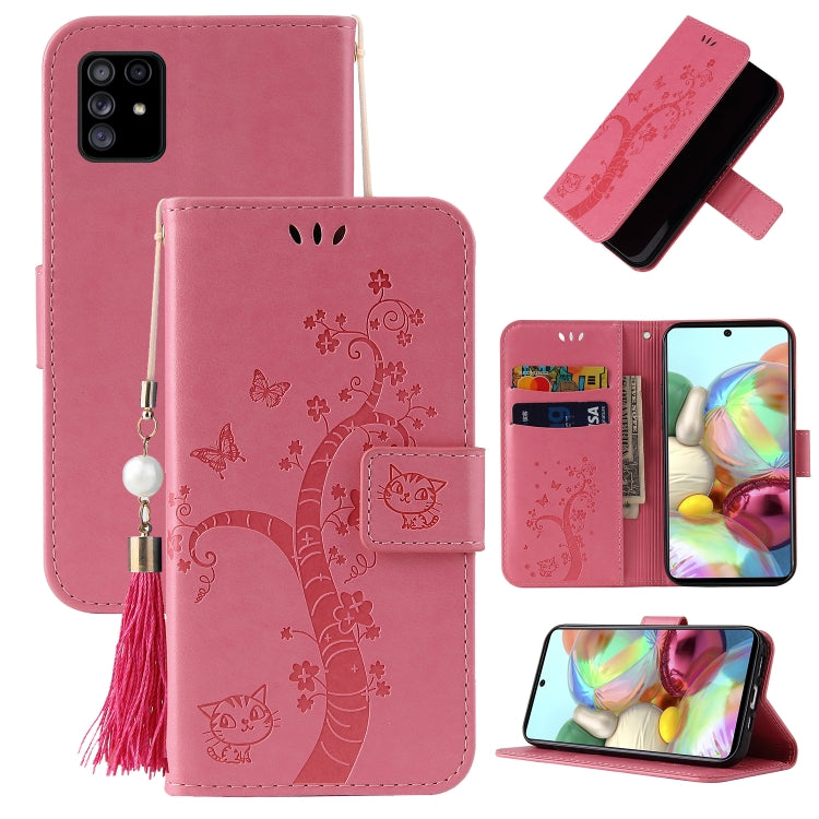For Samsung Galaxy Note10 Lite / A81 Embossed Lucky Tree Horizontal Flip Leather Case with Holder & Card Slot & Wallet & Lanyard