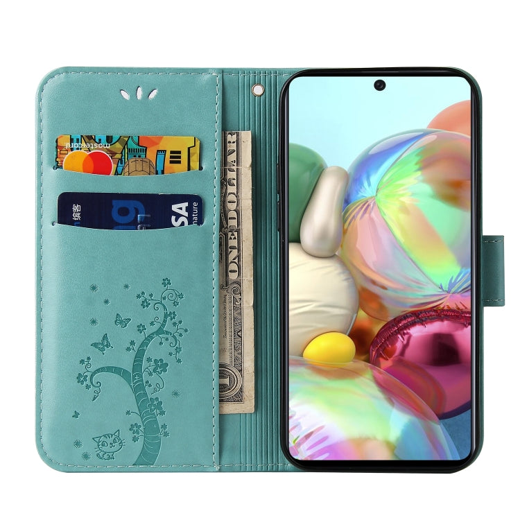 For Samsung Galaxy Note10 Lite / A81 Embossed Lucky Tree Horizontal Flip Leather Case with Holder & Card Slot & Wallet & Lanyard