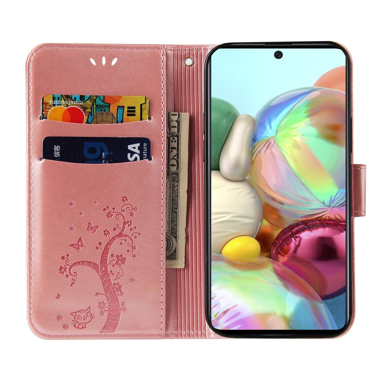 For Samsung Galaxy Note10 Lite / A81 Embossed Lucky Tree Horizontal Flip Leather Case with Holder & Card Slot & Wallet & Lanyard