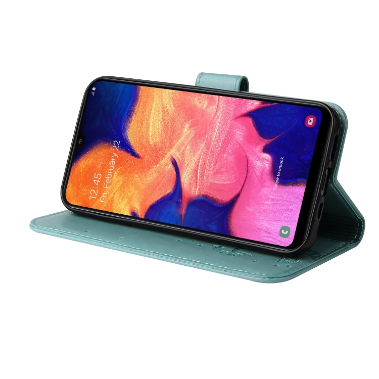 For Samsung Galaxy M01 Embossed Lucky Tree Horizontal Flip Leather Case with Holder & Card Slot & Wallet & Lanyard