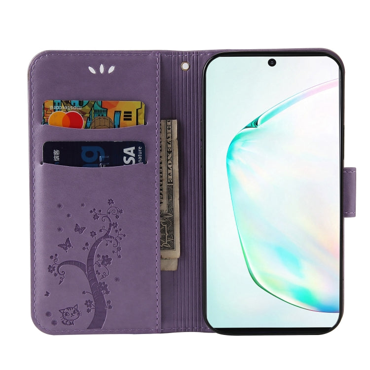 For Samsung Galaxy Note10+ Embossed Lucky Tree Horizontal Flip Leather Case with Holder & Card Slot & Wallet & Lanyard