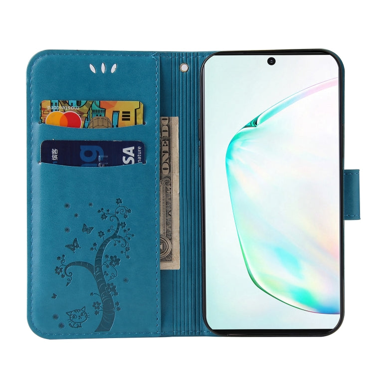 For Samsung Galaxy Note10+ Embossed Lucky Tree Horizontal Flip Leather Case with Holder & Card Slot & Wallet & Lanyard