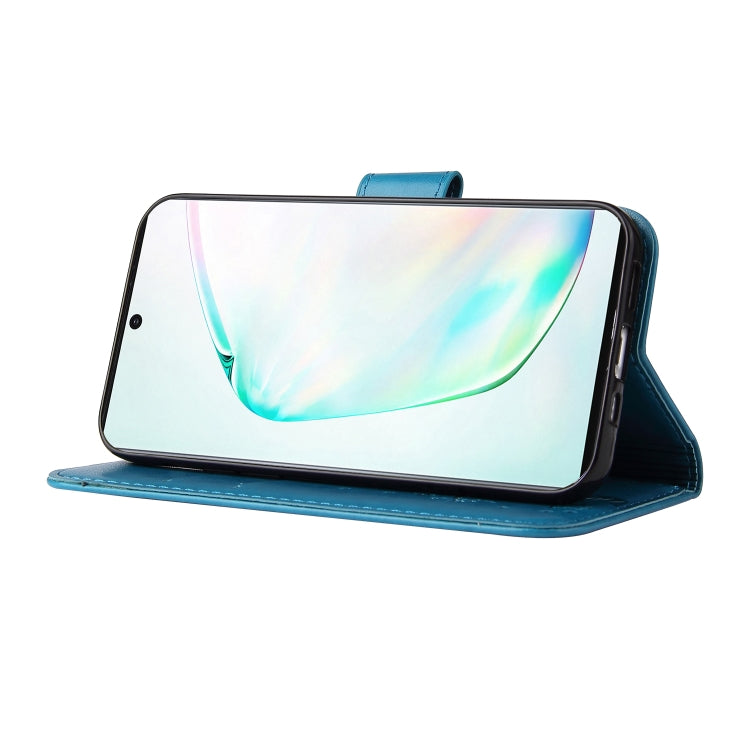 For Samsung Galaxy Note10+ Embossed Lucky Tree Horizontal Flip Leather Case with Holder & Card Slot & Wallet & Lanyard