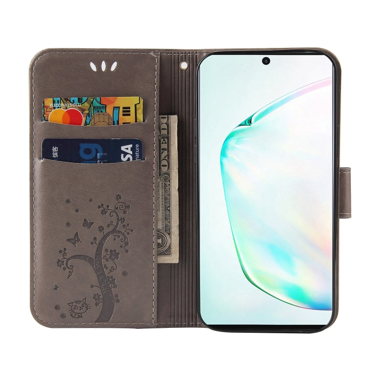 For Samsung Galaxy Note10+ Embossed Lucky Tree Horizontal Flip Leather Case with Holder & Card Slot & Wallet & Lanyard