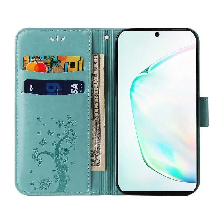 For Samsung Galaxy Note10+ Embossed Lucky Tree Horizontal Flip Leather Case with Holder & Card Slot & Wallet & Lanyard
