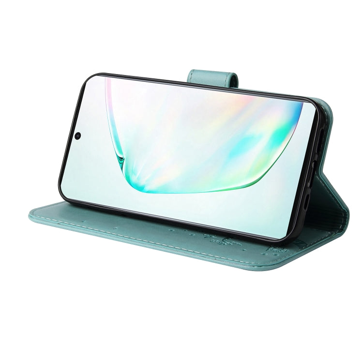 For Samsung Galaxy Note10+ Embossed Lucky Tree Horizontal Flip Leather Case with Holder & Card Slot & Wallet & Lanyard