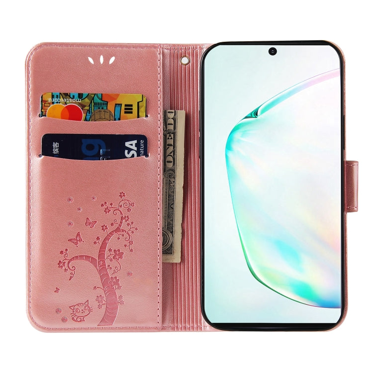 For Samsung Galaxy Note10+ Embossed Lucky Tree Horizontal Flip Leather Case with Holder & Card Slot & Wallet & Lanyard