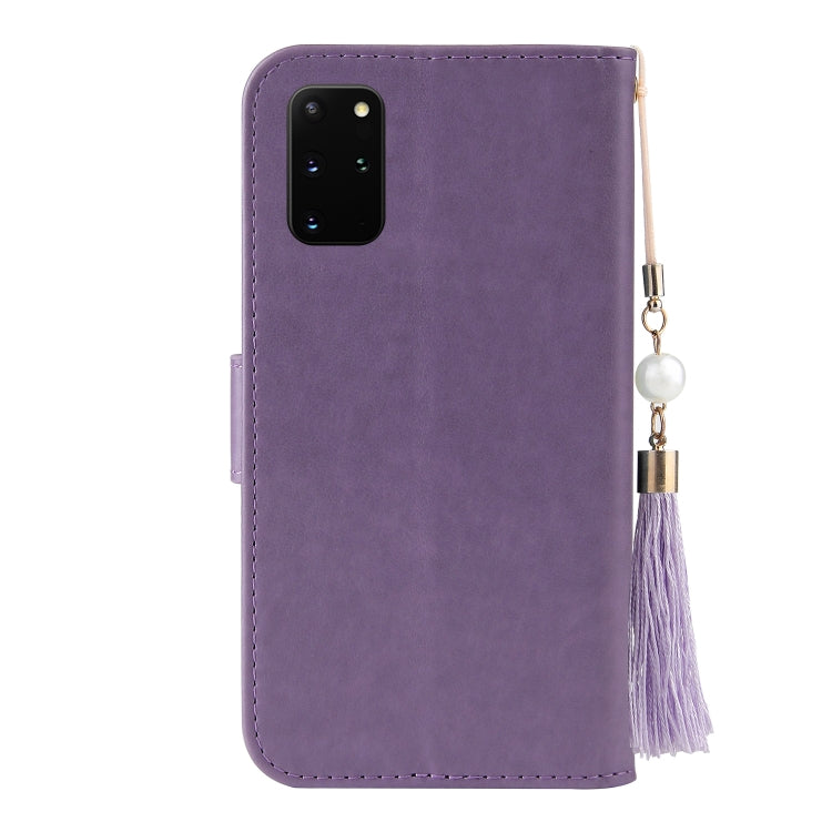 For Samsung Galaxy Note20 Embossed Lucky Tree Horizontal Flip Leather Case with Holder & Card Slot & Wallet & Lanyard