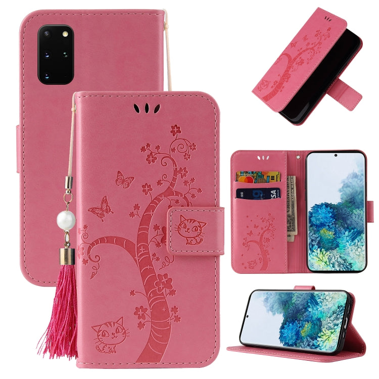 For Samsung Galaxy Note20 Embossed Lucky Tree Horizontal Flip Leather Case with Holder & Card Slot & Wallet & Lanyard