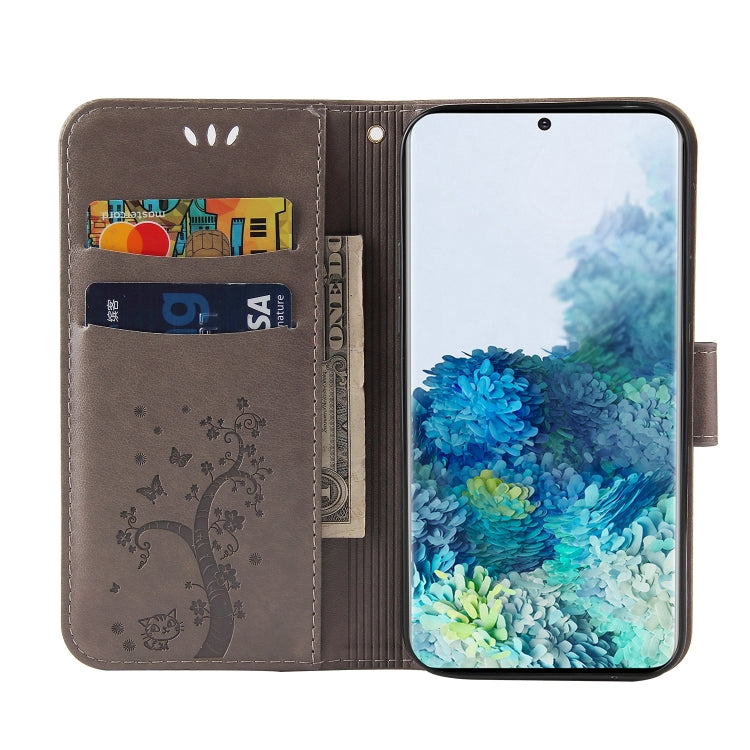 For Samsung Galaxy Note20 Embossed Lucky Tree Horizontal Flip Leather Case with Holder & Card Slot & Wallet & Lanyard