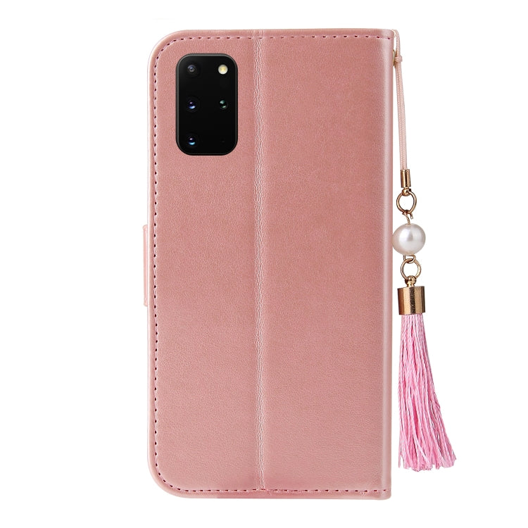 For Samsung Galaxy Note20 Embossed Lucky Tree Horizontal Flip Leather Case with Holder & Card Slot & Wallet & Lanyard