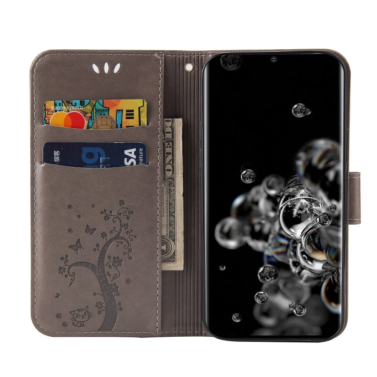 For Samsung Galaxy Note20 Ultra Embossed Lucky Tree Horizontal Flip Leather Case with Holder & Card Slot & Wallet & Lanyard