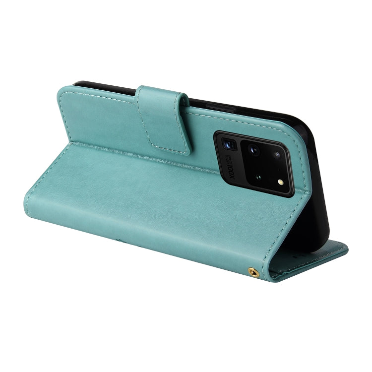 For Samsung Galaxy Note20 Ultra Embossed Lucky Tree Horizontal Flip Leather Case with Holder & Card Slot & Wallet & Lanyard