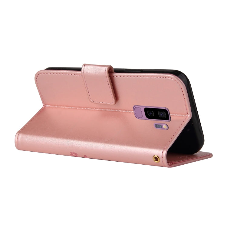 For Samsung Galaxy S9+ Embossed Lucky Tree Horizontal Flip Leather Case with Holder & Card Slot & Wallet & Lanyard