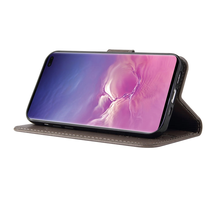 For Samsung Galaxy S10 Embossed Lucky Tree Horizontal Flip Leather Case with Holder & Card Slot & Wallet & Lanyard