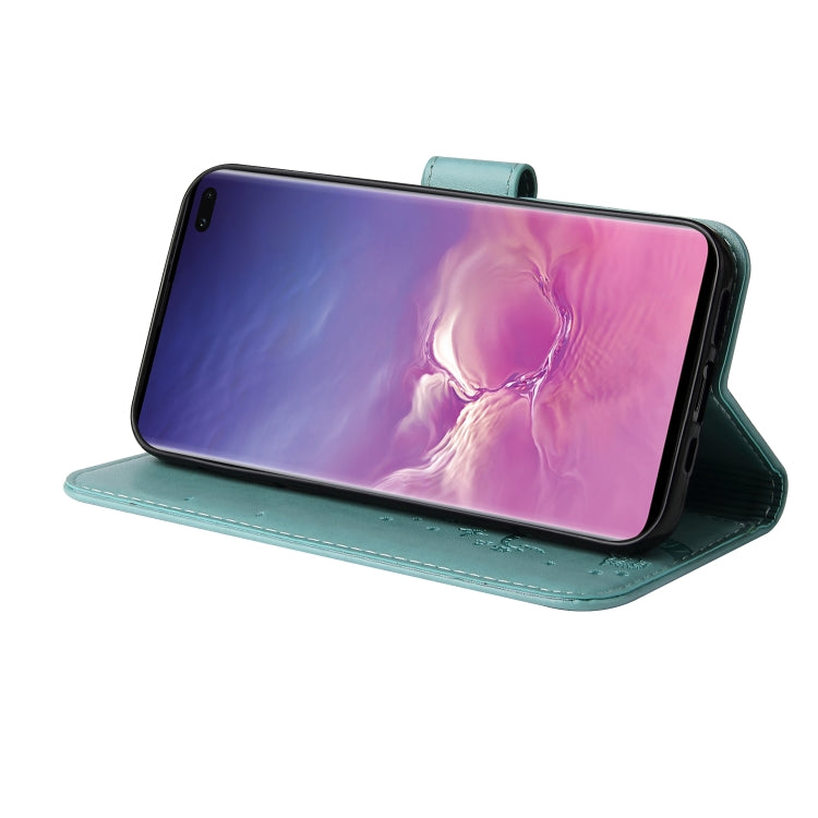 For Samsung Galaxy S10 Embossed Lucky Tree Horizontal Flip Leather Case with Holder & Card Slot & Wallet & Lanyard