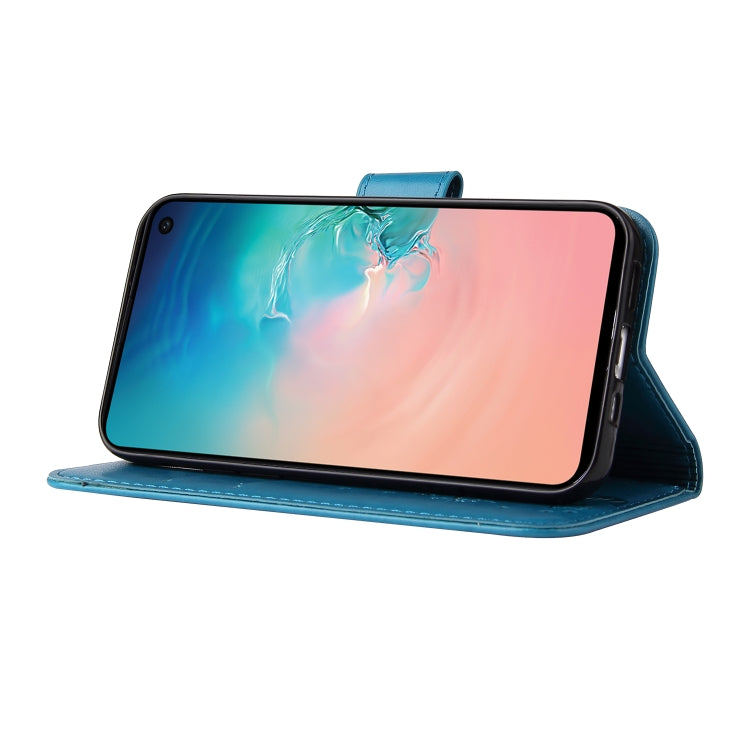 For Samsung Galaxy S10e Embossed Lucky Tree Horizontal Flip Leather Case with Holder & Card Slot & Wallet & Lanyard