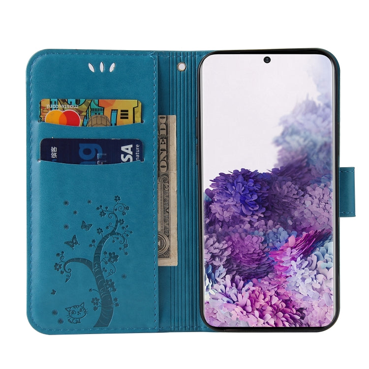 For Samsung Galaxy S20 Embossed Lucky Tree Horizontal Flip Leather Case with Holder & Card Slot & Wallet & Lanyard