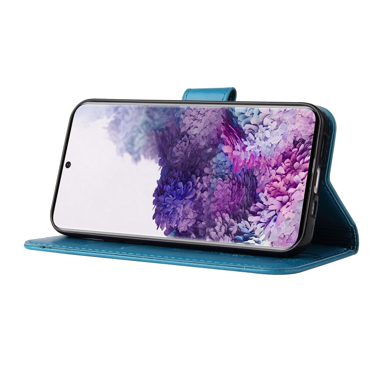 For Samsung Galaxy S20 Embossed Lucky Tree Horizontal Flip Leather Case with Holder & Card Slot & Wallet & Lanyard