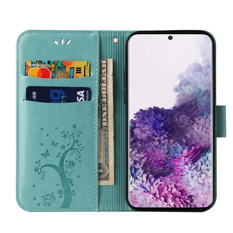For Samsung Galaxy S20 Embossed Lucky Tree Horizontal Flip Leather Case with Holder & Card Slot & Wallet & Lanyard