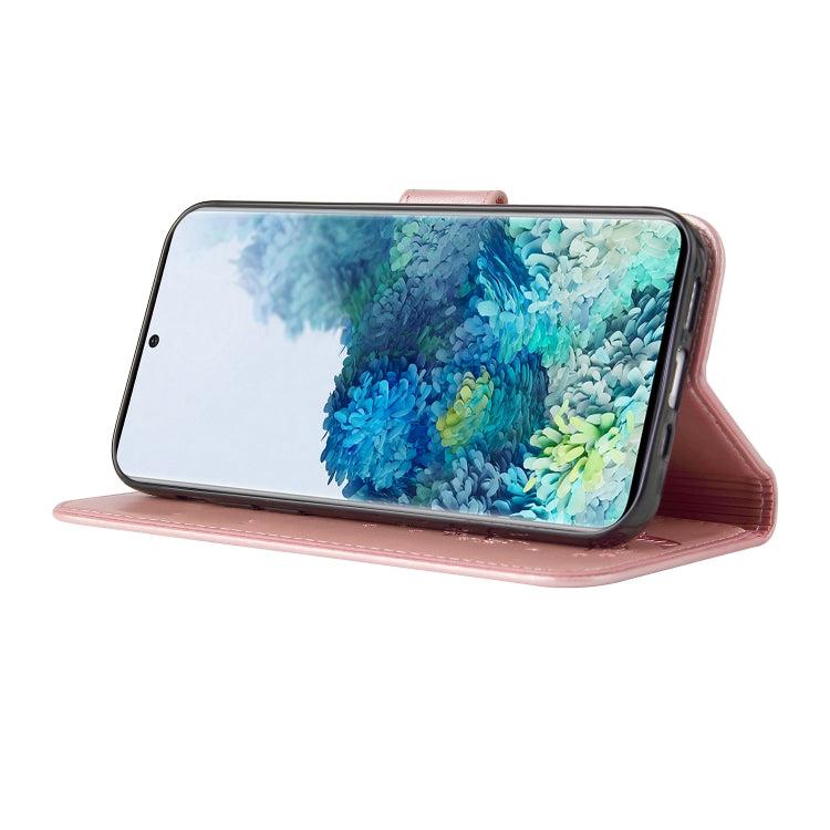 For Samsung Galaxy S20+ Embossed Lucky Tree Horizontal Flip Leather Case with Holder & Card Slot & Wallet & Lanyard