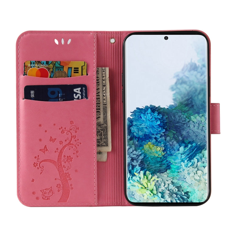 For Samsung Galaxy S20 FE 5G Embossed Lucky Tree Horizontal Flip Leather Case with Holder & Card Slot & Wallet & Lanyard